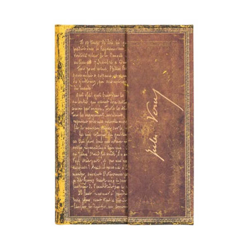 Picture of PAPERBLANKS MINI LINED JOURNAL VERNE, AROUND THE WORLD